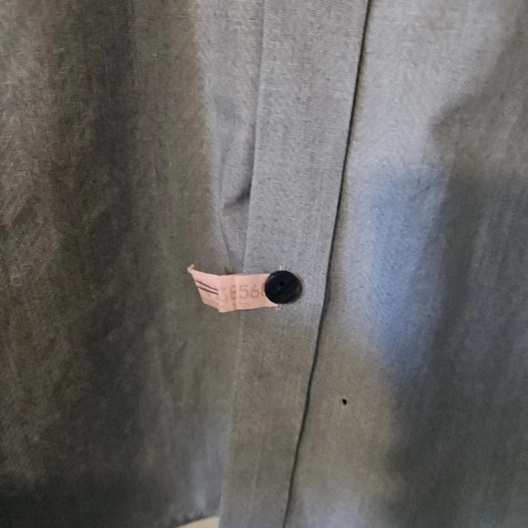 CALVIN KLEIN mens long sleeve dress shirt SIZE LARGE SLIM FIT color BLUE ... - Picture 6 of 9